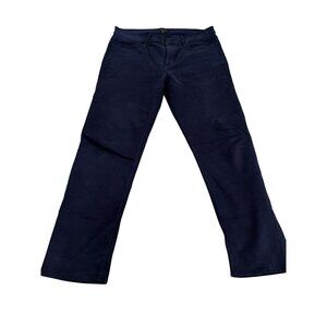 Banana Republic Mens Navy Straight-Leg Pants 36x32 Cotton/Spandex Blend